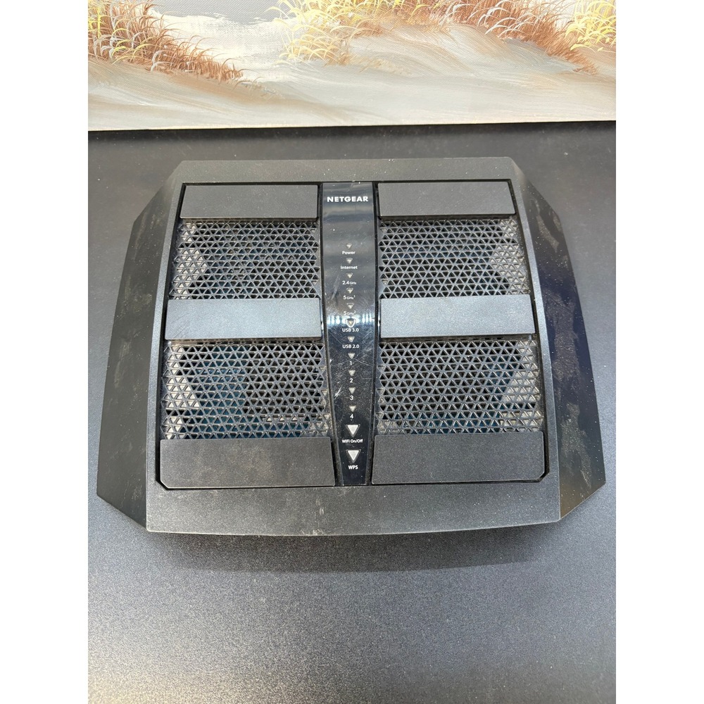 Netgear Nighthawk X6 AC3200 Tri-Band WiFi Router R8000 Black Tested